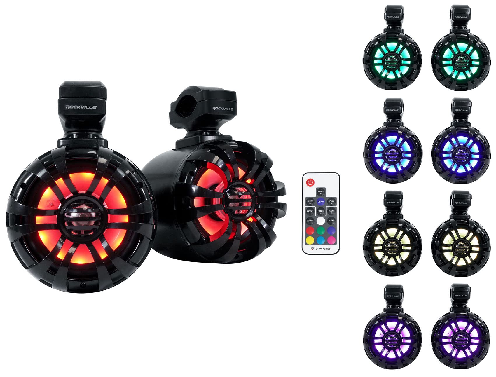 Amazon.co.jp: Rockville (2 WB50KLS ブラック 5.25インチ 250w メタル